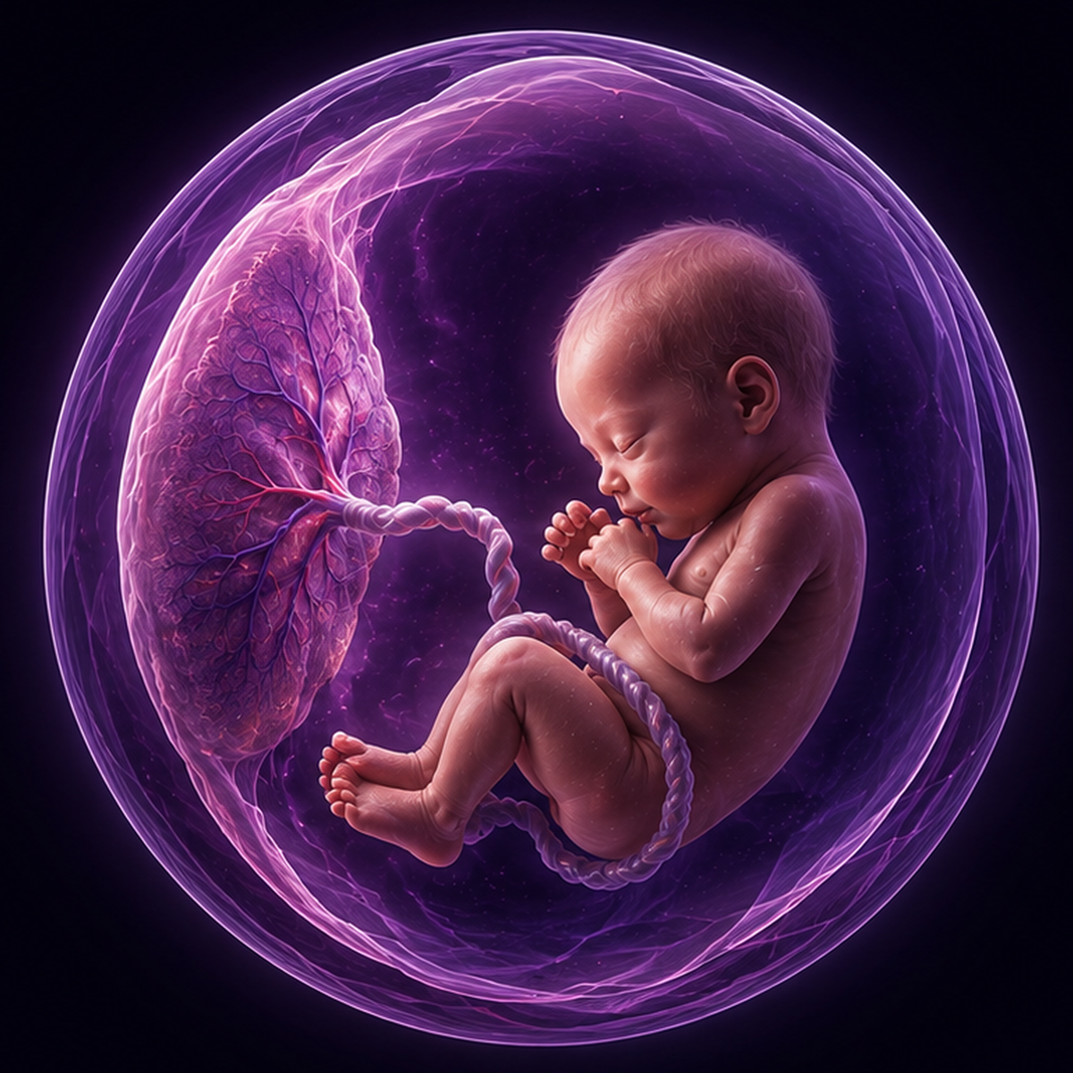 Second trimester — the growing baby in the womb